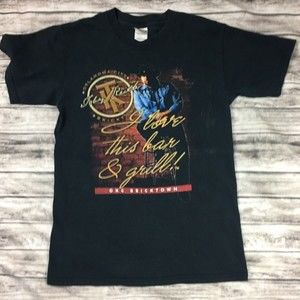Toby Keith I Love This Bar Oklahoma City Bricktown Graph T-Shirt Tee Size Small
